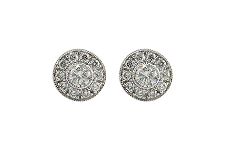 A009-36323: EARRINGS 1 CT TW