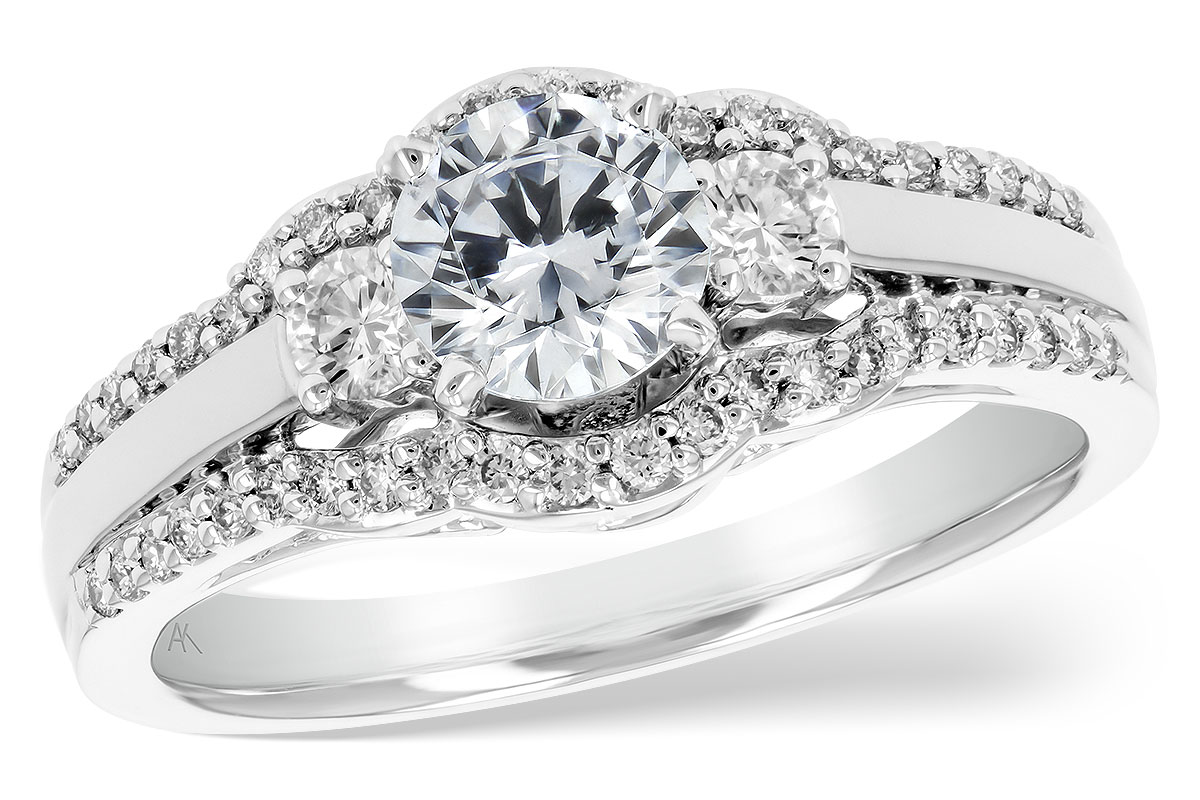 A196-59932: LDS SEMI DIA RG .36 TW