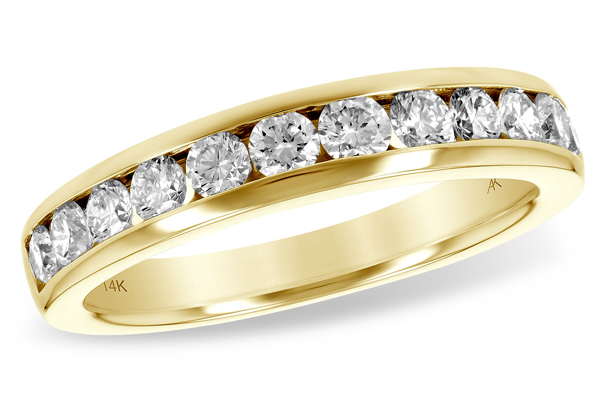 A197-53605: LDS WED RG .75 TW (12 STONES)