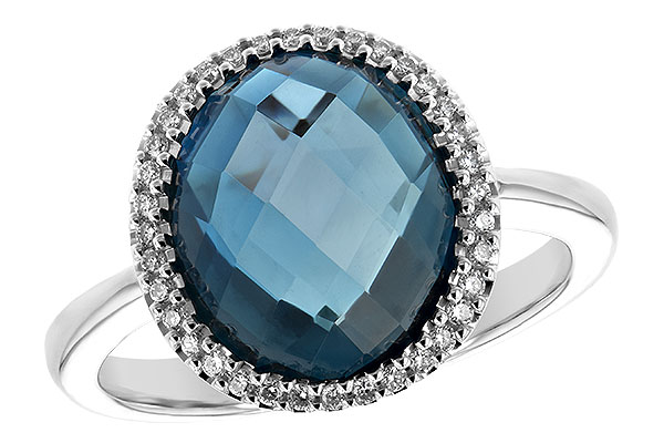 A198-39014: LDS RG 5.31 LONDON BLUE TOPAZ 5.45 TGW