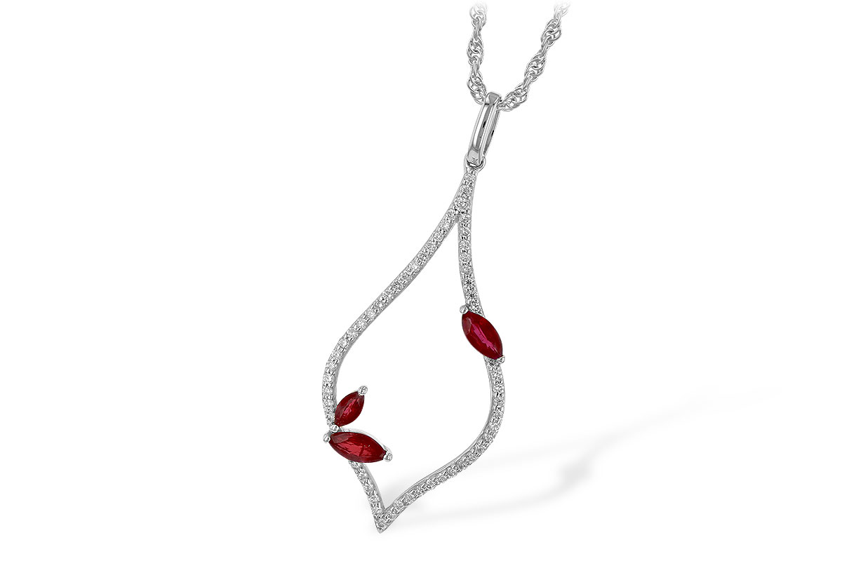 A199-28141: NECK .36 RUBY .56 TGW