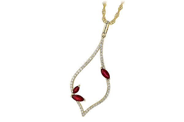 A199-28141: NECK .36 RUBY .56 TGW