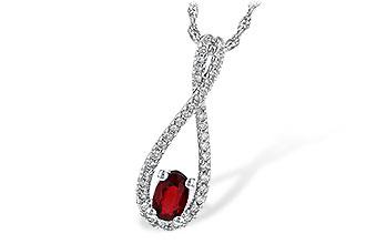 A199-29941: NECK .50 RUBY .74 TGW