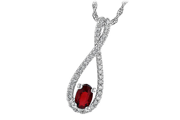 A199-29941: NECK .50 RUBY .74 TGW