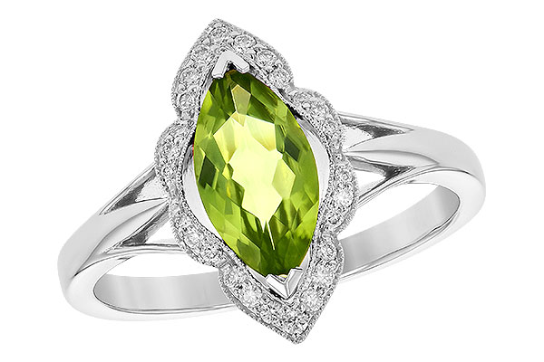 A199-33614: LDS RG .94 PERIDOT 1.05 TGW