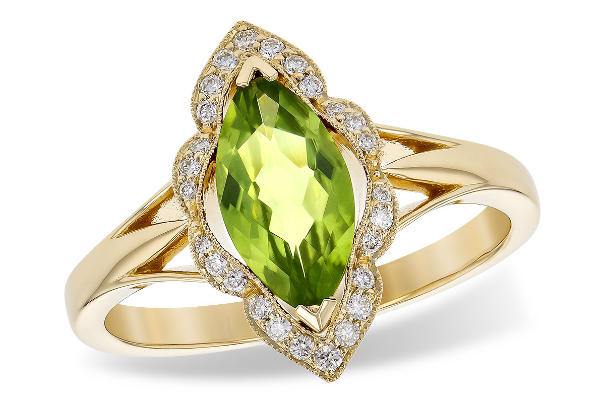 A199-33614: LDS RG .94 PERIDOT 1.05 TGW