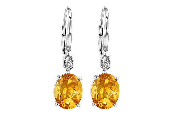 A199-36278: EARR 3.20 TW CITRINE 3.25 TGW (9x7MM CIT)