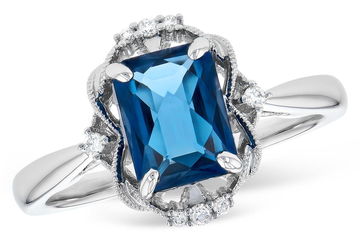 A282-03578: LDS RG 1.70 LONDON BLUE TOPAZ 1.76 TGW