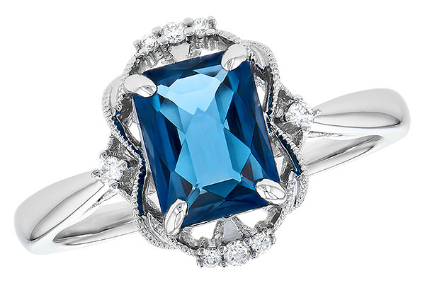 A282-03578: LDS RG 1.70 LONDON BLUE TOPAZ 1.76 TGW