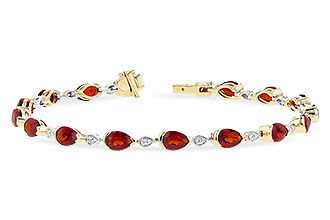 A282-04478: BRACELET 6.44 GARNET 6.60 TGW