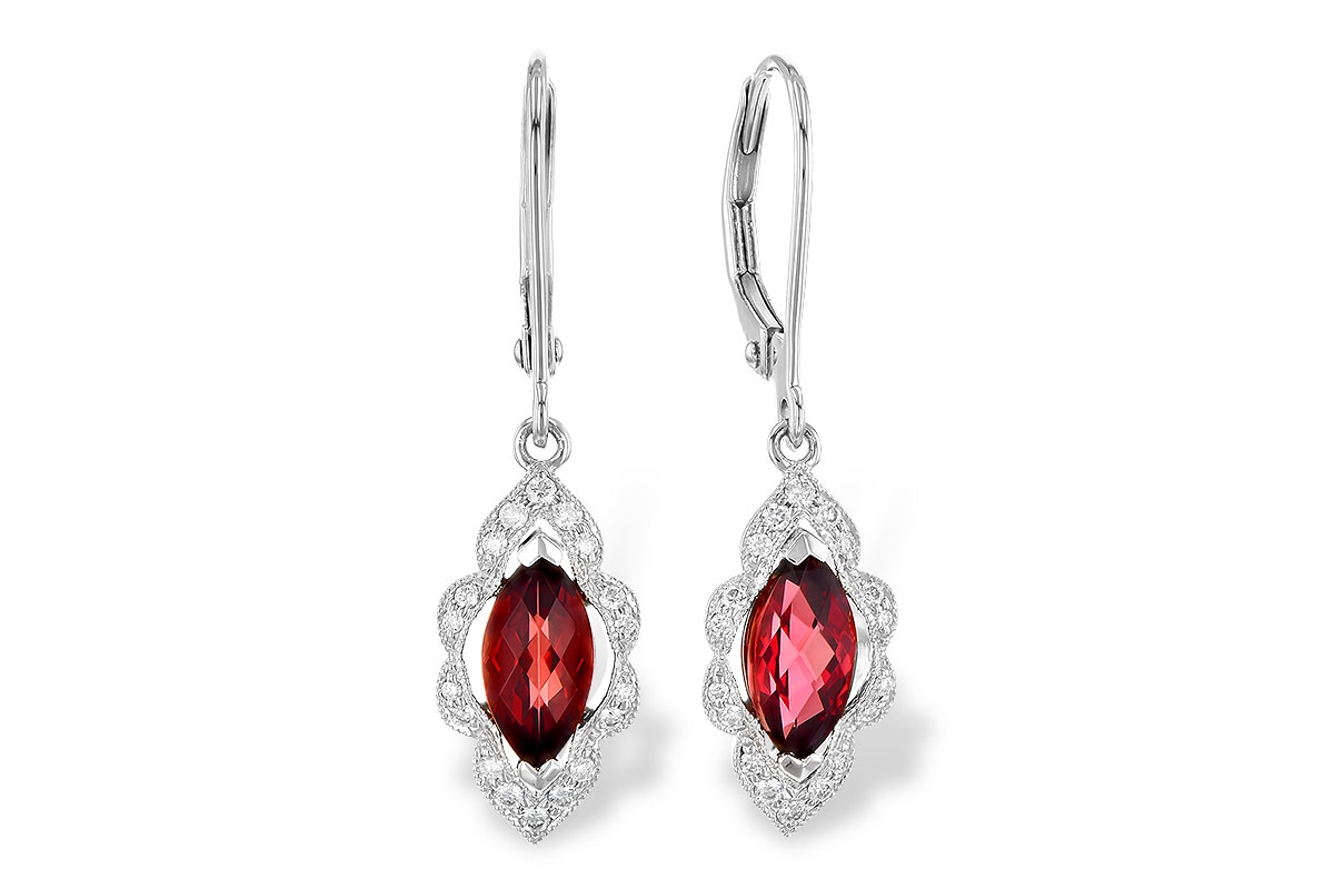 A282-08178: EARR 1.10 TW GARNET 1.25 TGW