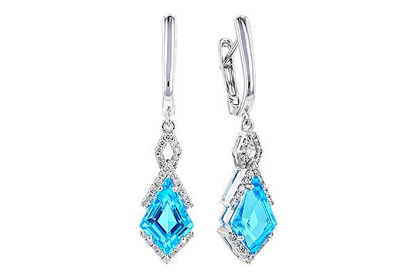 A282-93587: EARR 2.72 TW BLUE TOPAZ 2.90 TGW