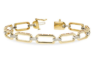 A282-97214: BRACELET .25 TW (7.5" - B198-42687 WITH LARGER LINKS)