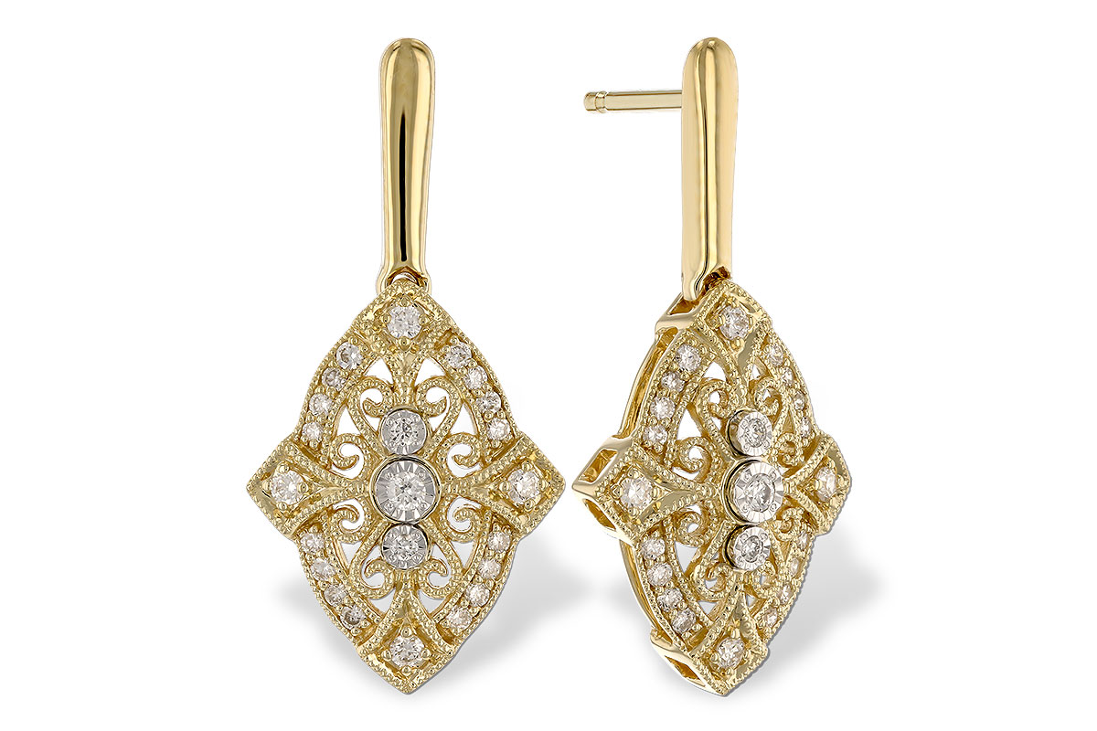 A282-97223: EARRINGS .25 TW
