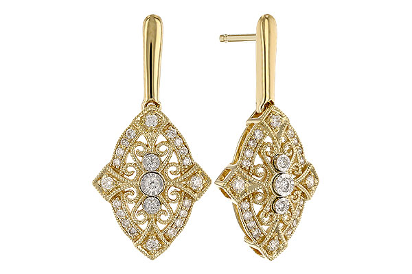 A282-97223: EARRINGS .25 TW