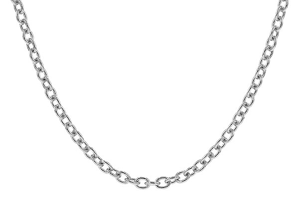 A282-98123: CABLE CHAIN (24IN, 1.3MM, 14KT, LOBSTER CLASP)