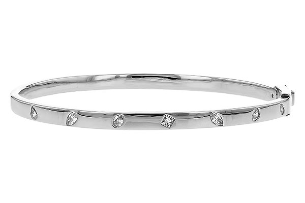 A282-98132: BANGLE .35 TW FANCY CUT DIAMONDS