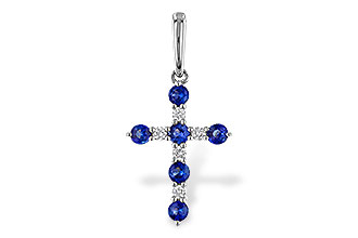 A283-84469: PENDANT .34 TW SAPP .42 TGW