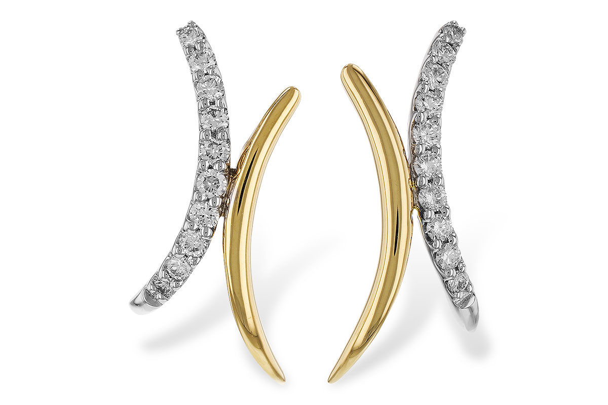 A283-87250: EARRINGS .15 TW