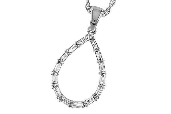 A283-88114: NECKLACE .27 BAG .28 TW