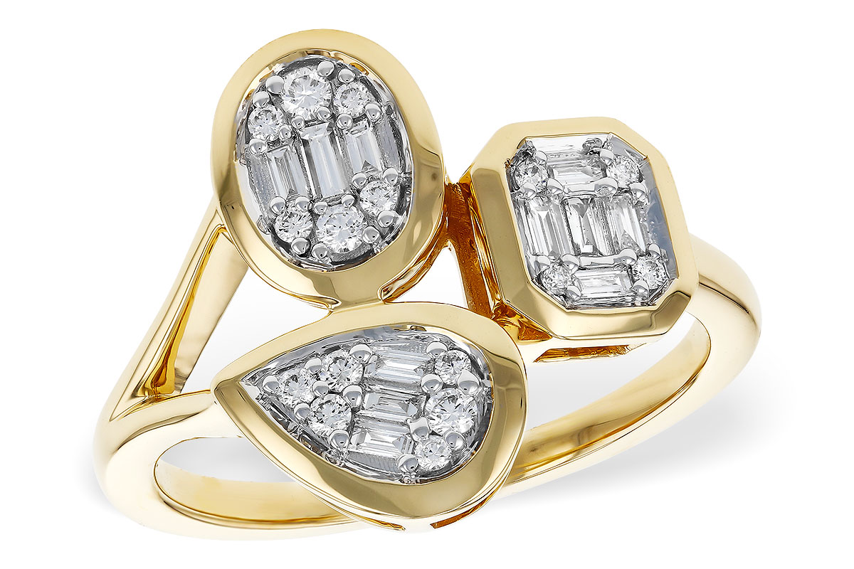 A283-90878: LDS DIA RG .12 TW BAGUETTE .25 TW