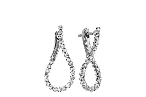 A284-73596: EARRINGS .50 TW