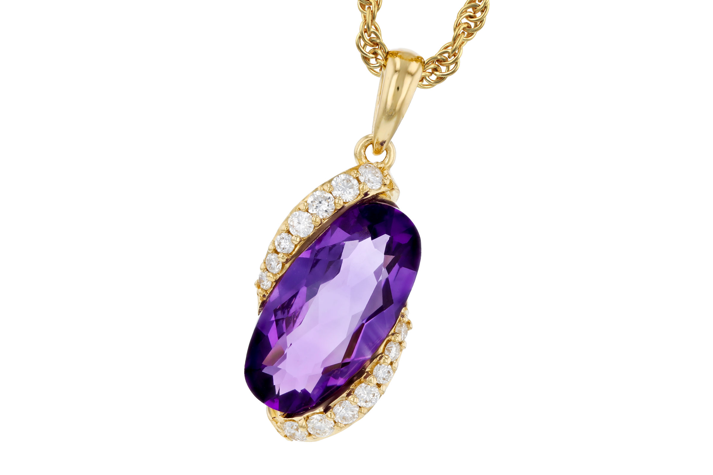 A284-75405: NECK 1.72 AMETHYST 1.84 TGW (12x6MM AMY)