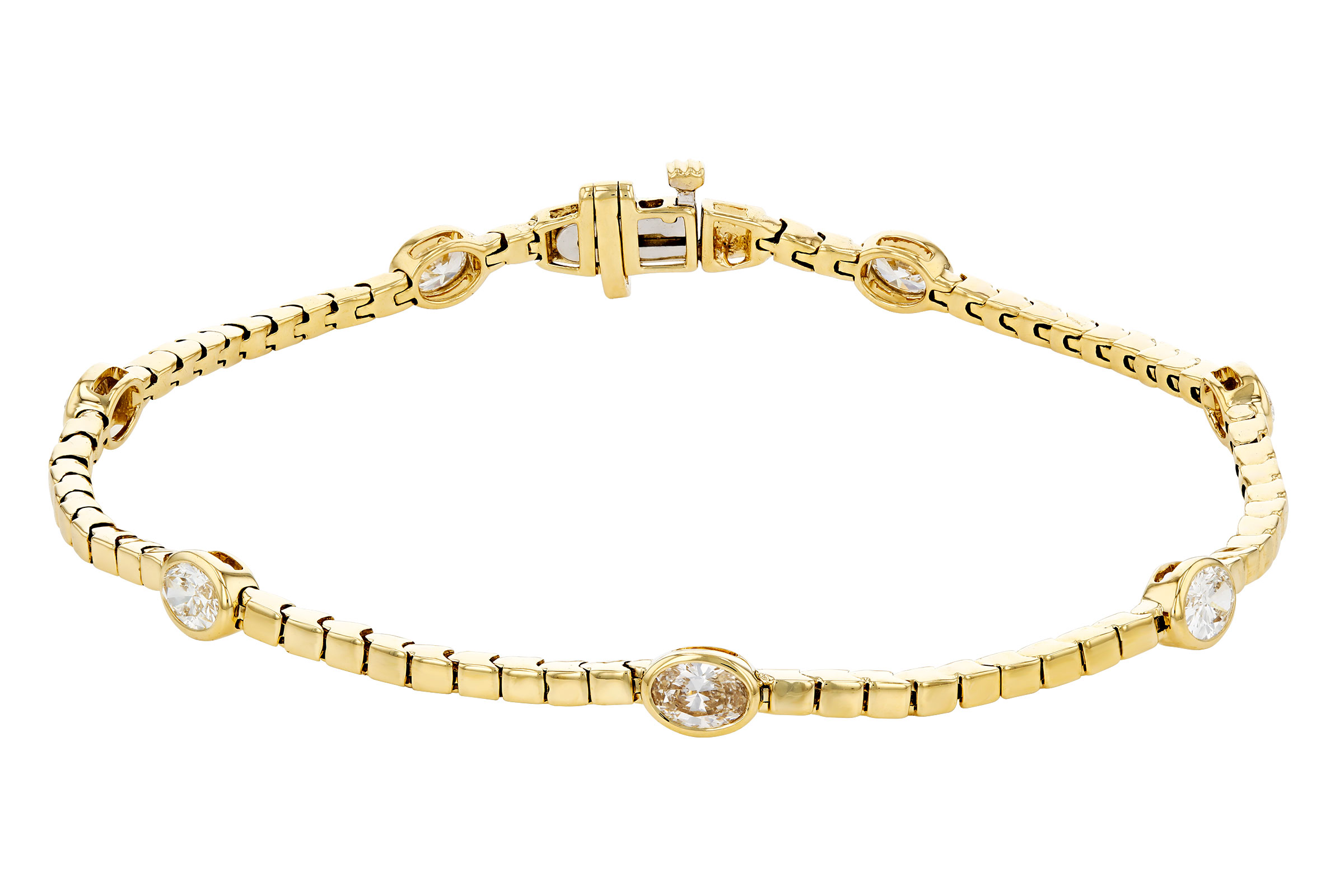 A284-75423: BRACELET 1.30 TW OVAL DIA (7")