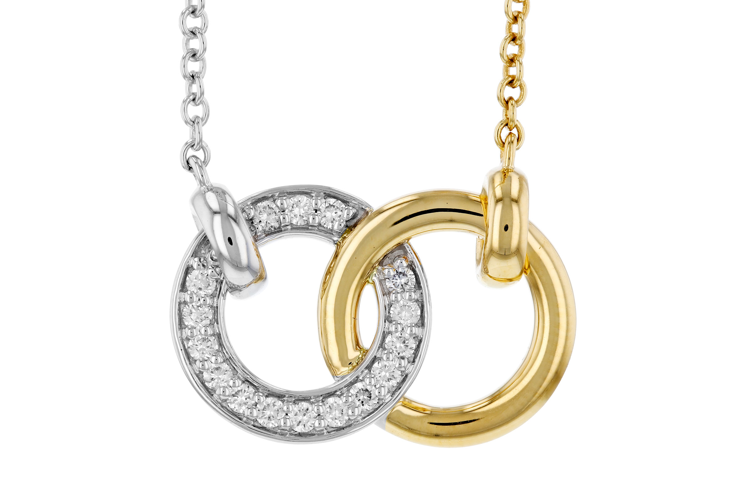 A284-75432: NECKLACE .20 TW (18")
