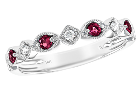 B102-02678: LDS WED RG .20 RUBY .26 TGW