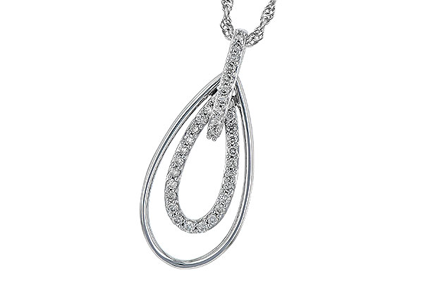 B192-93605: NECKLACE .24 TW