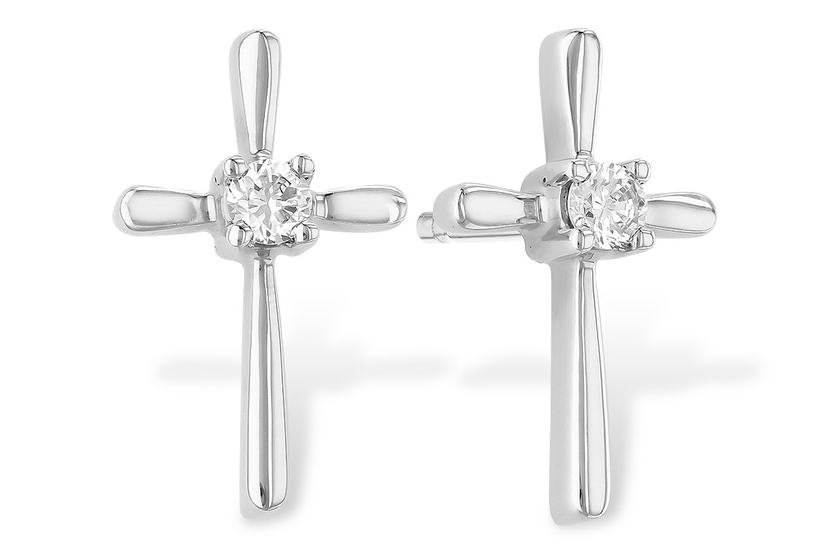 B192-95423: EARRINGS .04 TW