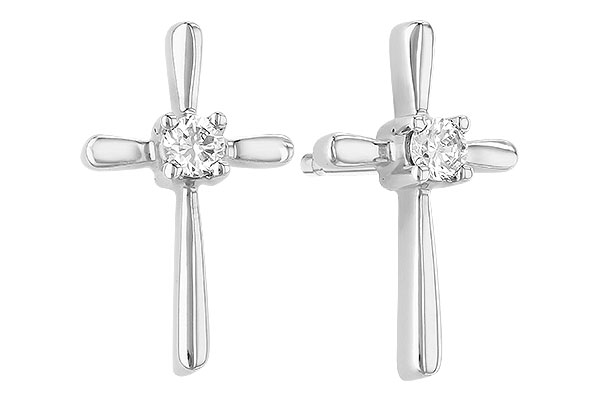 B192-95423: EARRINGS .04 TW