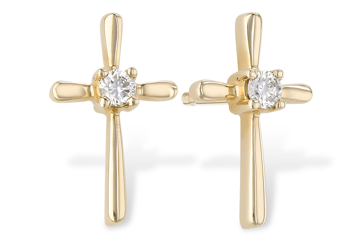 B192-95423: EARRINGS .04 TW