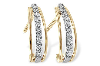 B193-84459: EARRINGS .19 TW