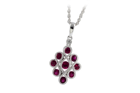 B195-66341: NECK .85 RUBY .87 TGW