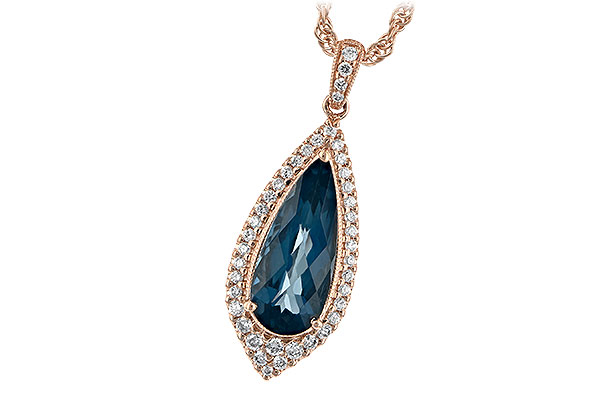 B198-39923: NECK 2.40 LONDON BLUE TOPAZ 2.65 TGW