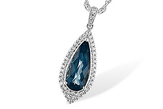 B198-39923: NECK 2.40 LONDON BLUE TOPAZ 2.65 TGW