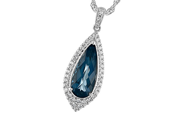 B198-39923: NECK 2.40 LONDON BLUE TOPAZ 2.65 TGW