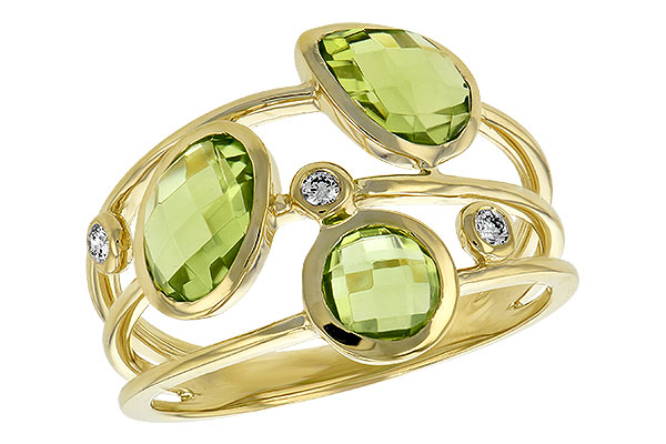 B198-40887: LDS RG 2.45 PERIDOT 2.50 TGW