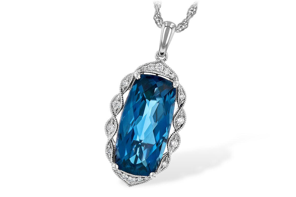 B199-29005: NECK 6.70 LONDON BLUE TOPAZ 6.81 TGW