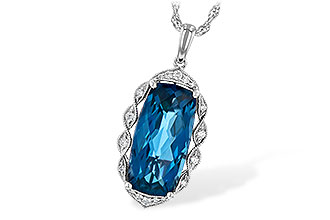 B199-29005: NECK 6.70 LONDON BLUE TOPAZ 6.81 TGW