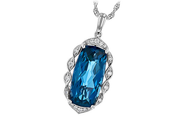 B199-29005: NECK 6.70 LONDON BLUE TOPAZ 6.81 TGW