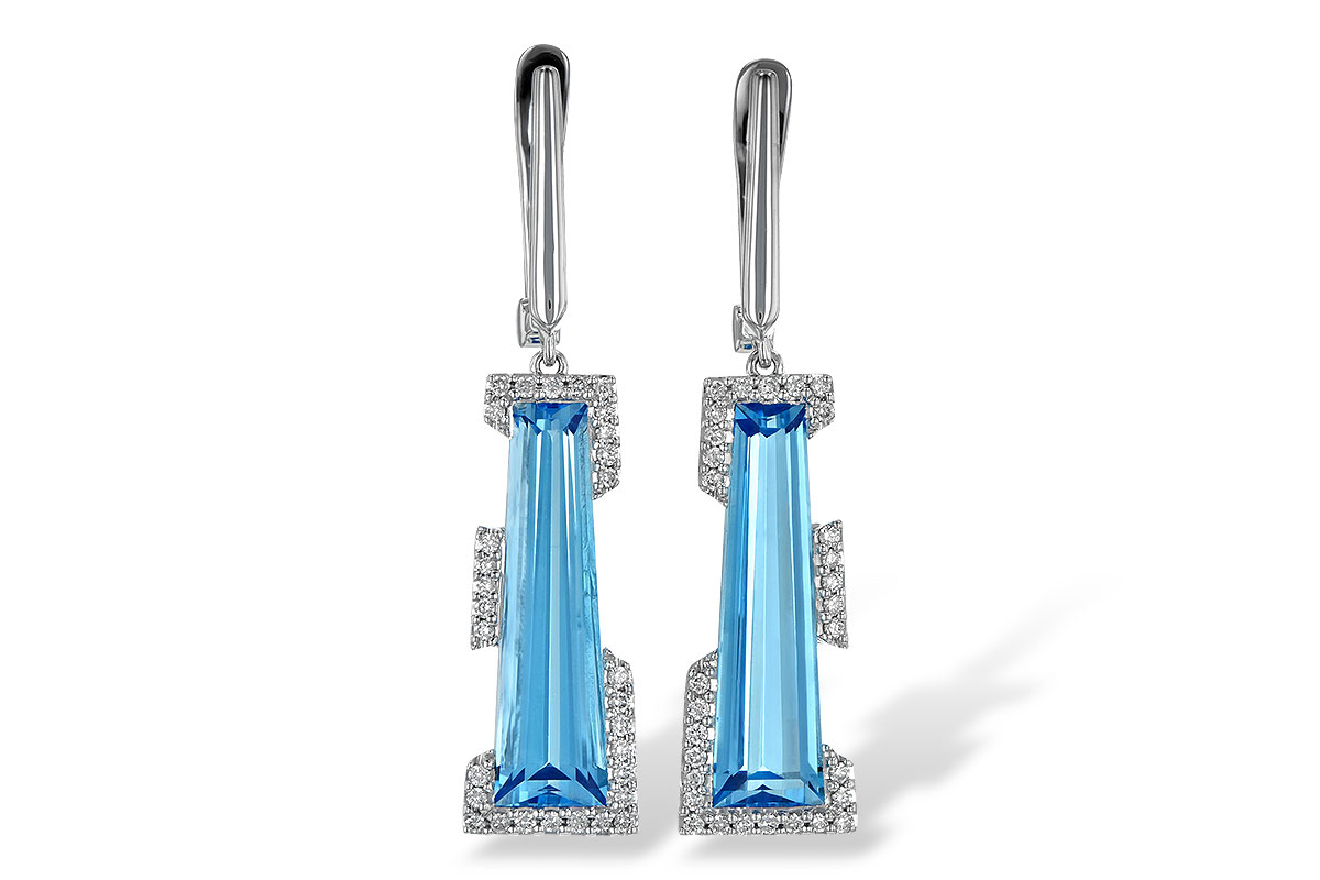 B199-29078: EARR 6.12 TW BLUE TOPAZ 6.33 TGW