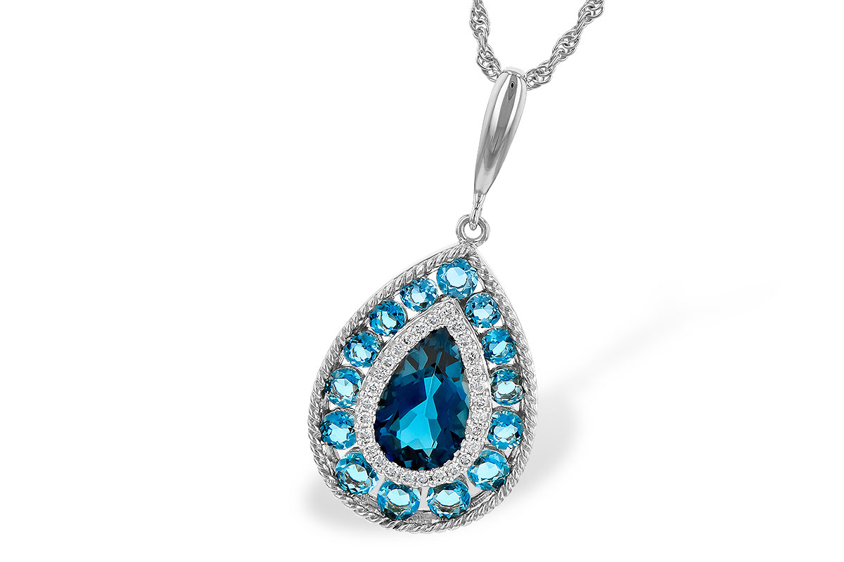 B199-31796: NECK 2.55 TW BLUE TOPAZ 2.65 TGW