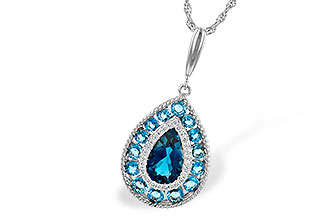 B199-31796: NECK 2.55 TW BLUE TOPAZ 2.65 TGW
