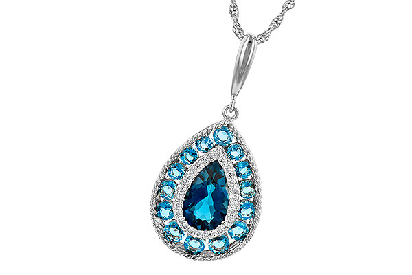 B199-31796: NECK 2.55 TW BLUE TOPAZ 2.65 TGW