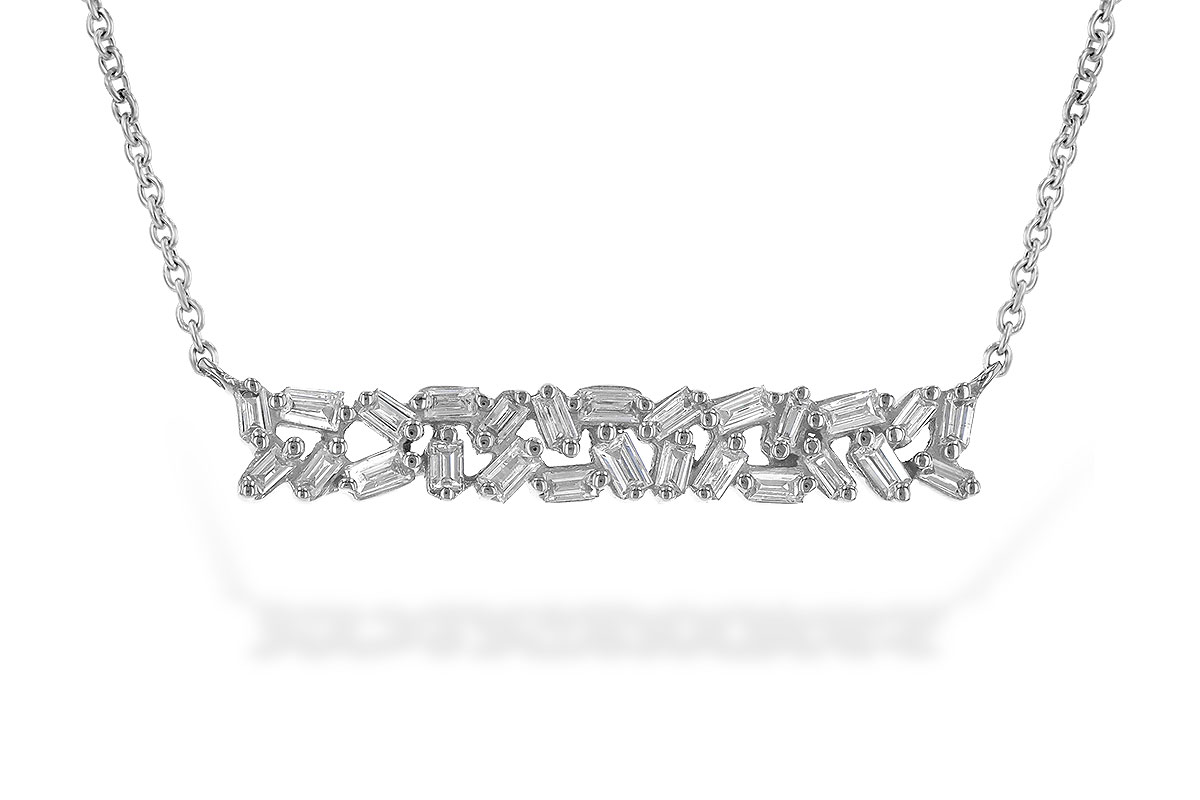 B199-32641: NECK .24 TW BAGUETTES