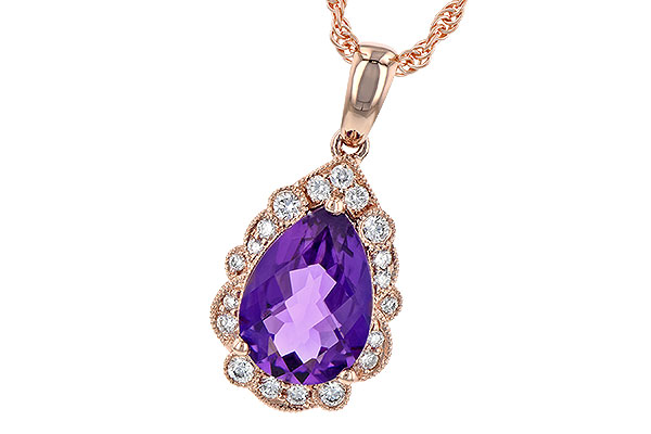 B199-35387: NECKLACE 1.53 AMETHYST 1.68 TGW (10x7 PS)