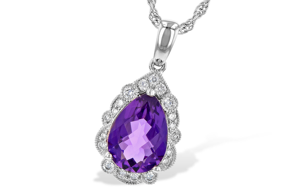 B199-35387: NECKLACE 1.53 AMETHYST 1.68 TGW (10x7 PS)